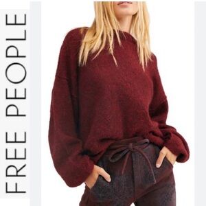 Free People Angelique Alpaca Blend Sweater